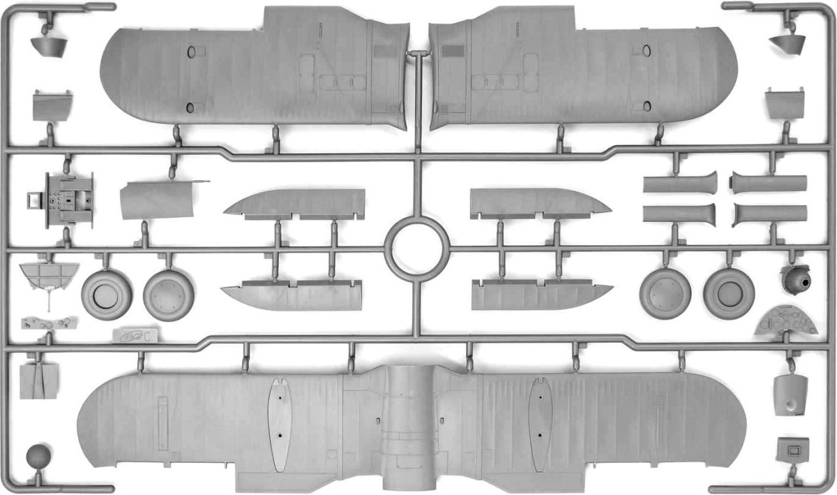 Zdjęcie dodatkowe produktu Gloster Gladiator Mk.II Brytyjski myśliwiec z czasów II WŚ 1:32 ICM 32041