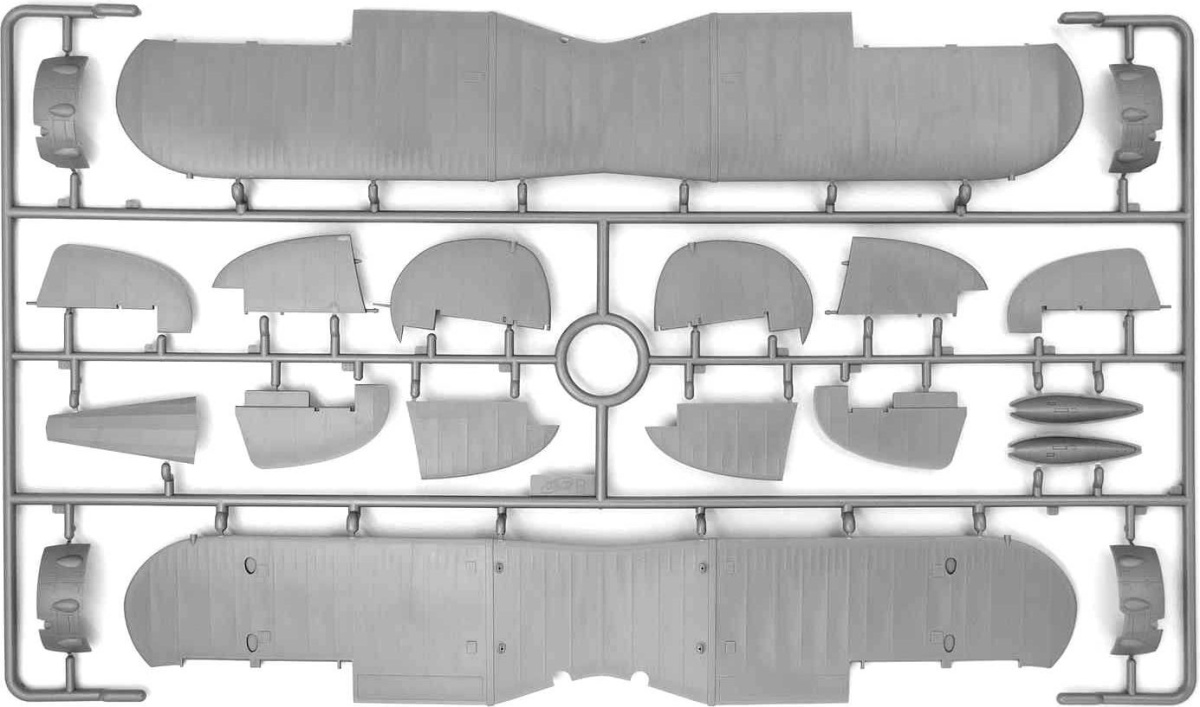 Zdjęcie dodatkowe produktu Gloster Gladiator Mk.II Brytyjski myśliwiec z czasów II WŚ 1:32 ICM 32041
