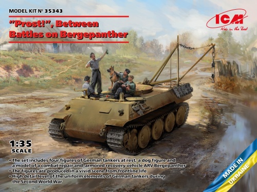 "Prost!" Między bitwami na Bergepantherze 1:35 ICM 35343
