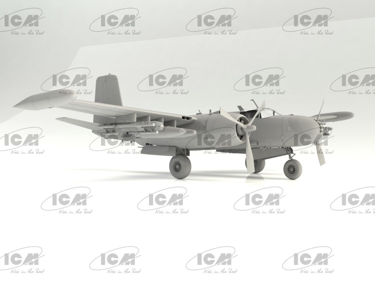 Zdjęcie dodatkowe produktu B-26K Counter Invader, samolot szturmowy USAF z wojny w Wietnamie 1:48 ICM 48279
