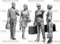Zdjęcie dodatkowe produktu Czarnobyl 5. Ewakuacja (4 osoby dorosłe, 1 dziecko i bagaż) 1:35 ICM 35905