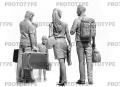 Zdjęcie dodatkowe produktu Czarnobyl 5. Ewakuacja (4 osoby dorosłe, 1 dziecko i bagaż) 1:35 ICM 35905