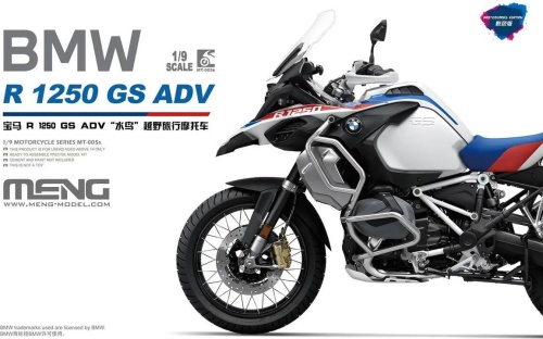 BMW R 1250 GS ADV (wstępnie pomalowany) 1:9 Meng MT005S