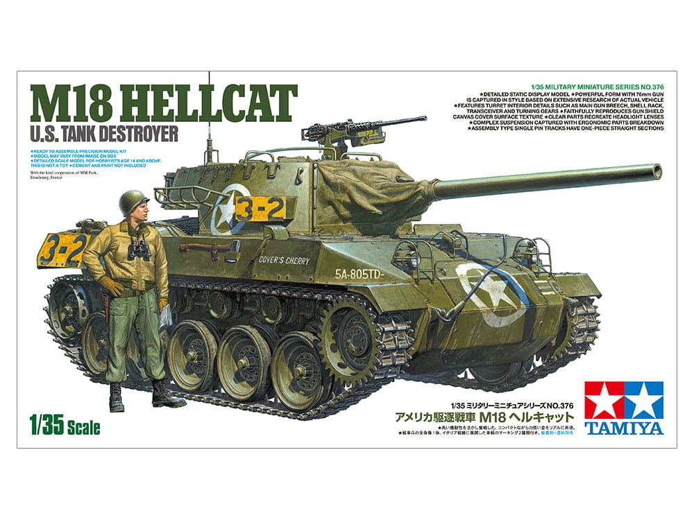Zdjęcie główne produktu U.S. Tank Destroyer M18 Hellcat 1:35 Tamiya 35376