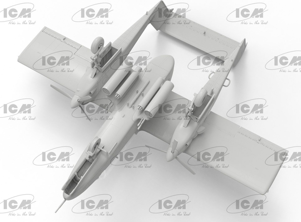 Zdjęcie dodatkowe produktu OV-10A Bronco amerykański samolot szturmowy 1:72 ICM 72185