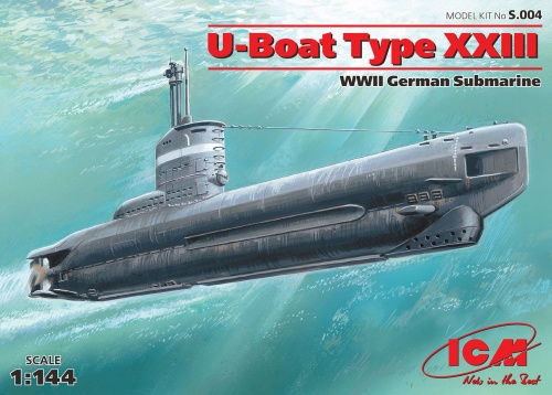 Niemiecki okręt podwodny U-Boot Type XXIII 1:144 ICM S004