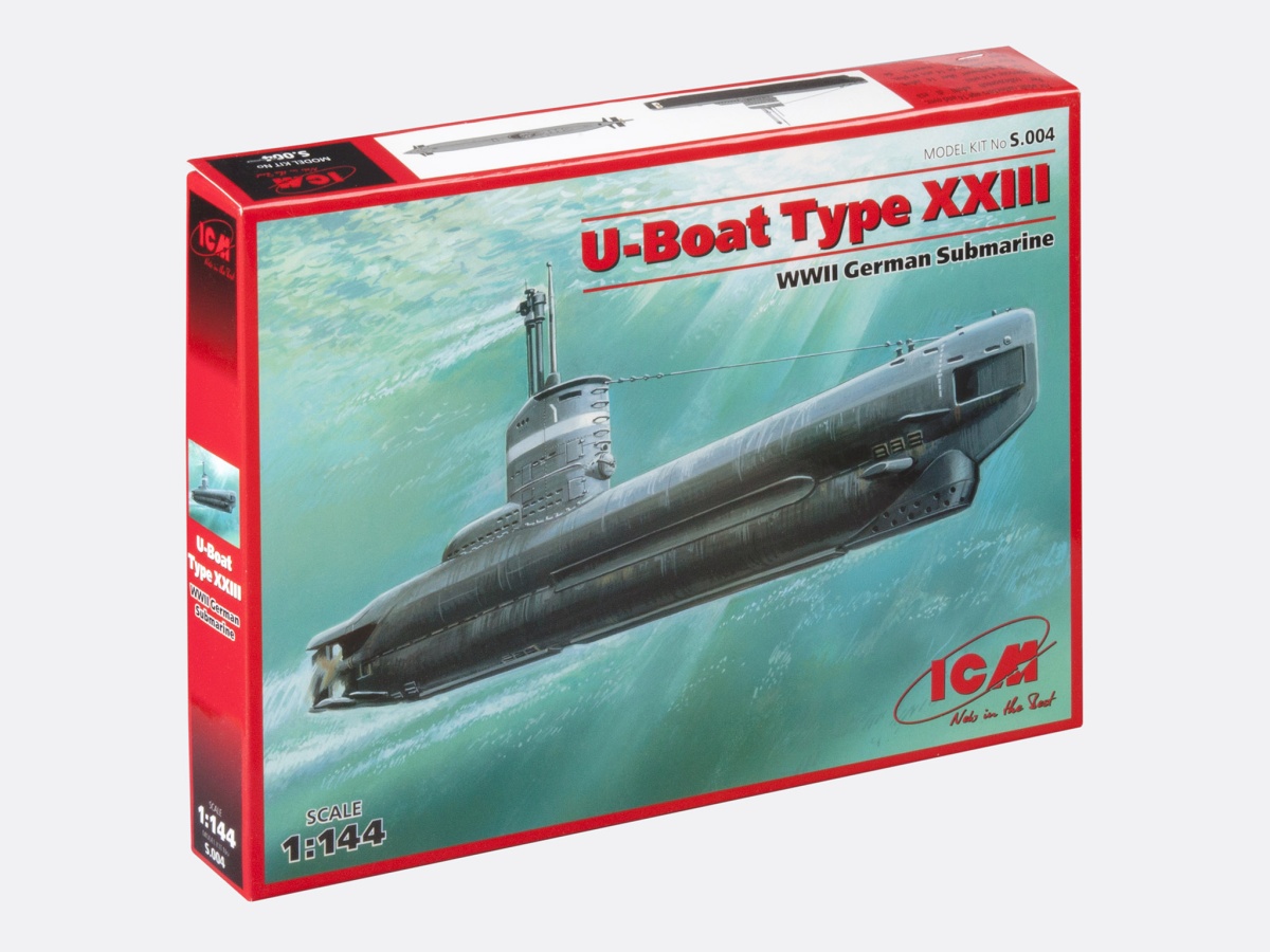 Zdjęcie dodatkowe produktu Niemiecki okręt podwodny U-Boot Type XXIII 1:144 ICM S004