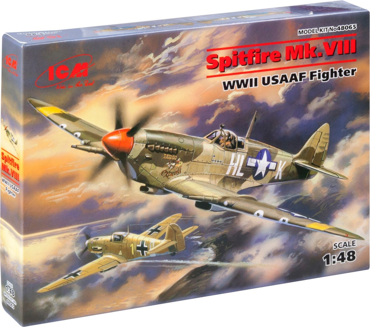 Zdjęcie dodatkowe produktu Spitfire Mk.VIII 1:48 ICM 48065