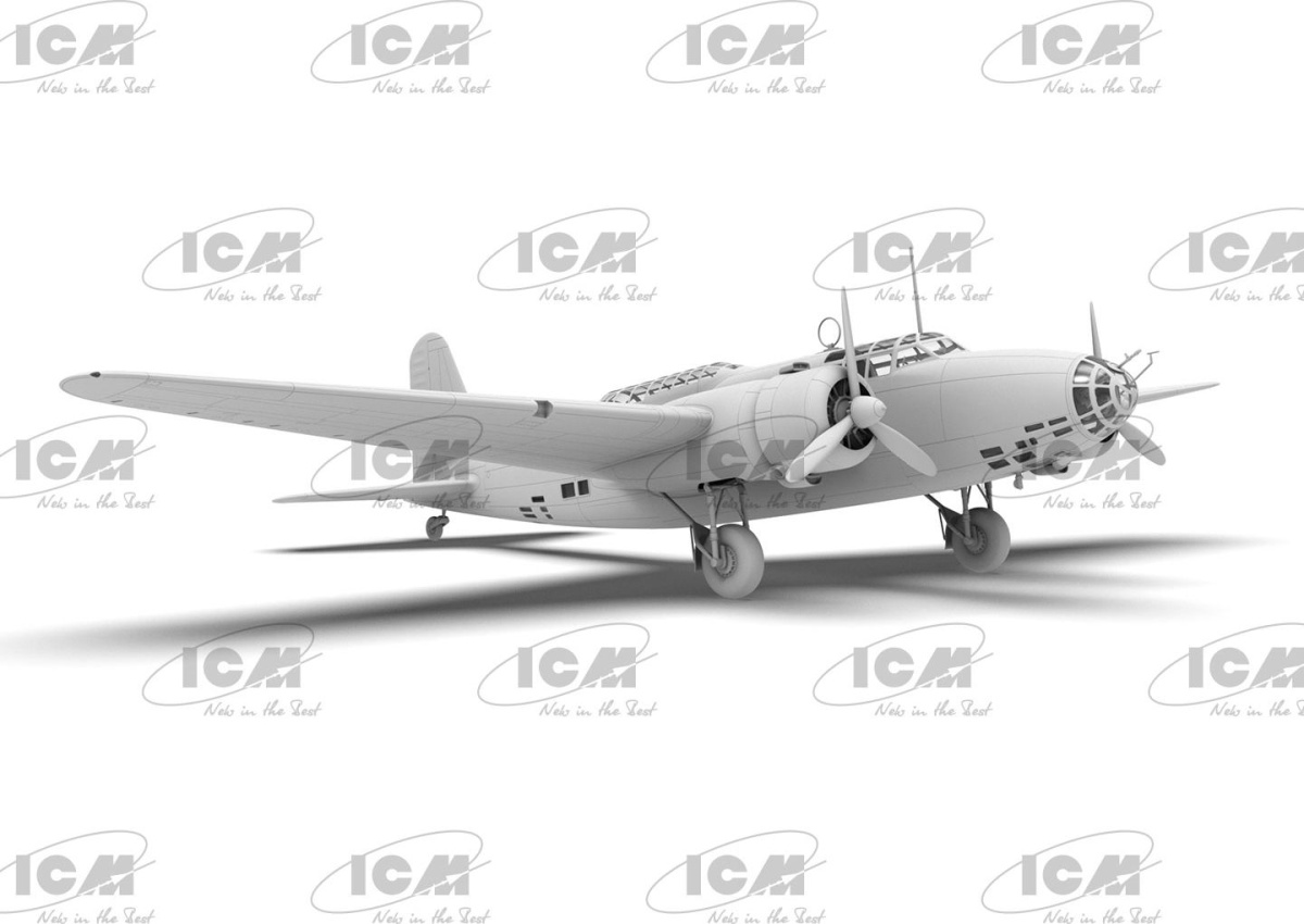 Zdjęcie dodatkowe produktu Japoński ciężki bombowiec Ki-21-Ia "Sally" 1:48 ICM 48196