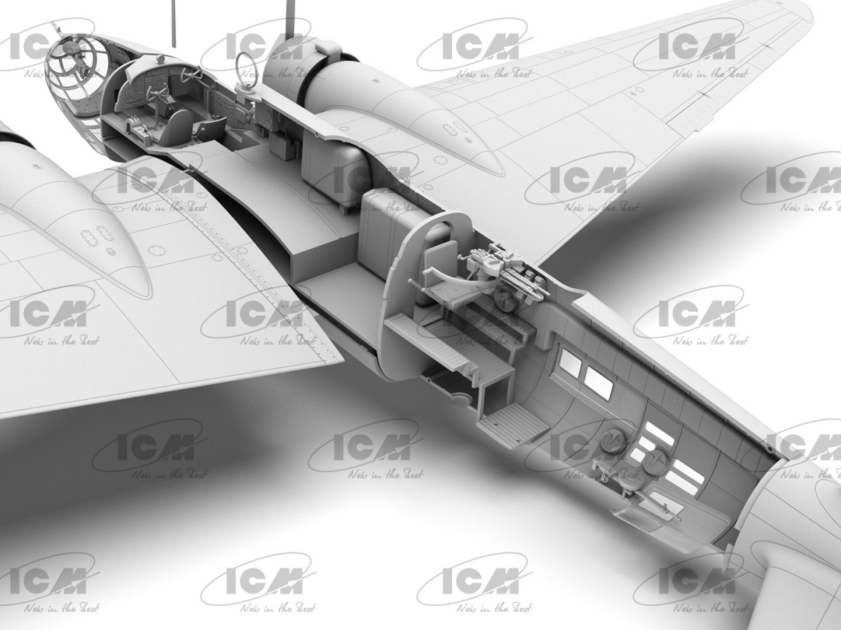 Zdjęcie dodatkowe produktu Japoński ciężki bombowiec Ki-21-Ia "Sally" 1:48 ICM 48196