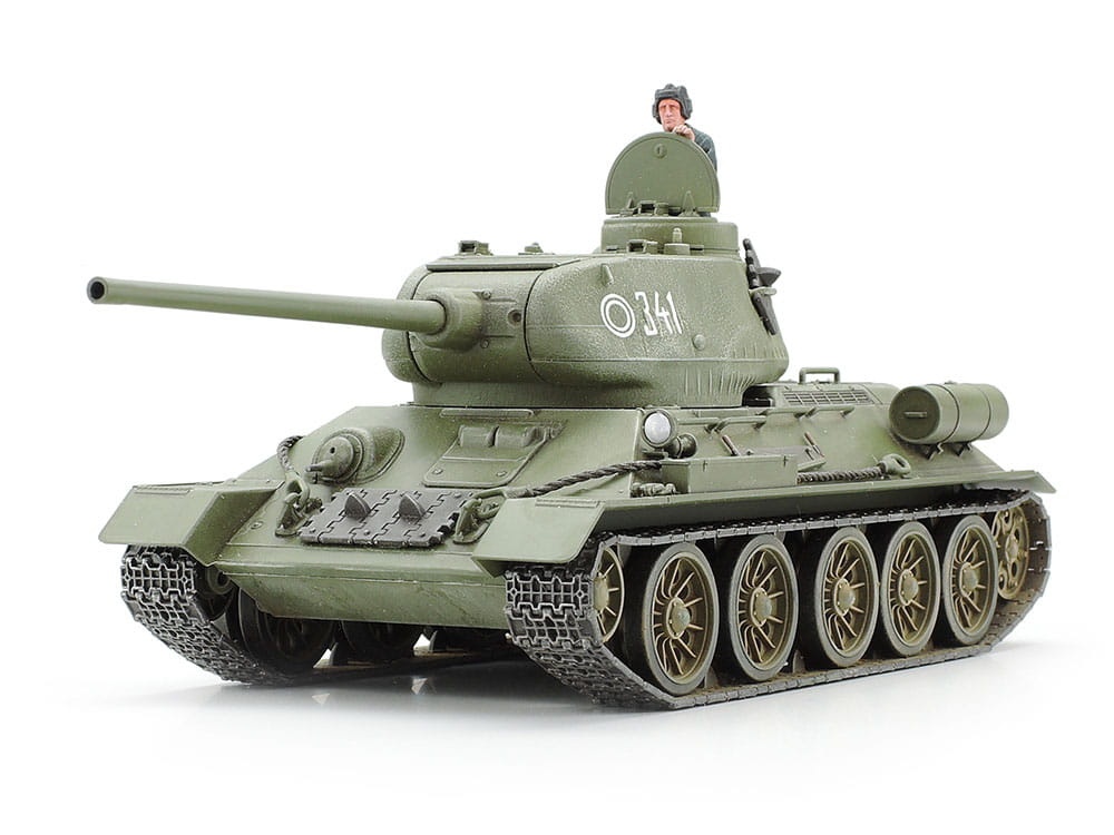 Zdjęcie dodatkowe produktu T-34-85 Rosyjski czołg średni 1:48 Tamiya 32599