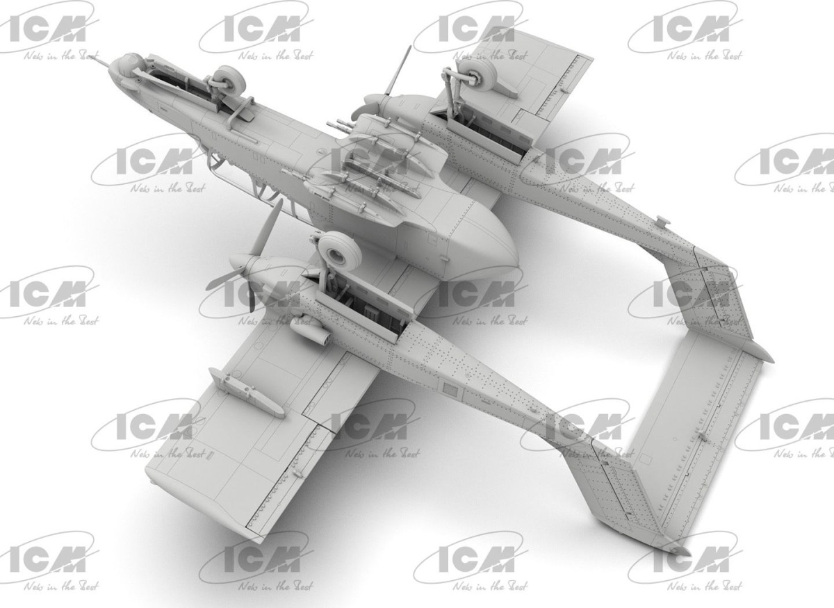Zdjęcie dodatkowe produktu OV-10D+ Bronco amerykański samolot szturmowy i obserwacyjny 1:72 ICM 72186