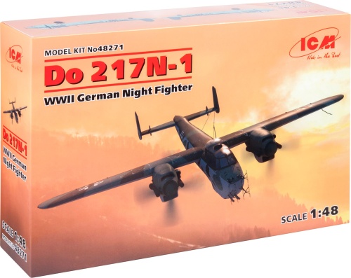 Dornier Do 217N-1 niemiecki myśliwiec nocny z 2 WŚ 1:48 ICM 48271