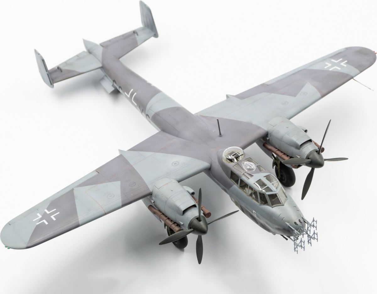 Zdjęcie dodatkowe produktu Dornier Do 217N-1 niemiecki myśliwiec nocny z 2 WŚ 1:48 ICM 48271