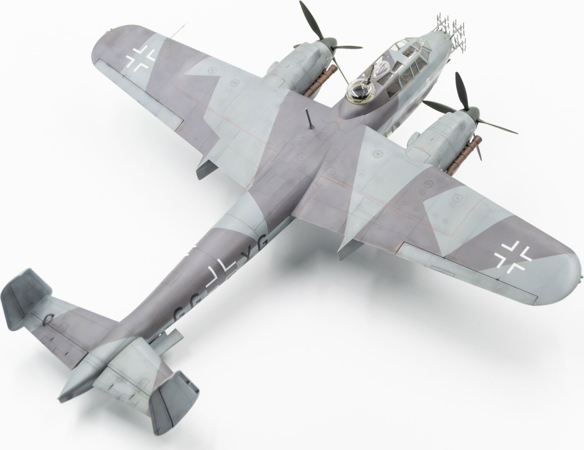 Zdjęcie dodatkowe produktu Dornier Do 217N-1 niemiecki myśliwiec nocny z 2 WŚ 1:48 ICM 48271