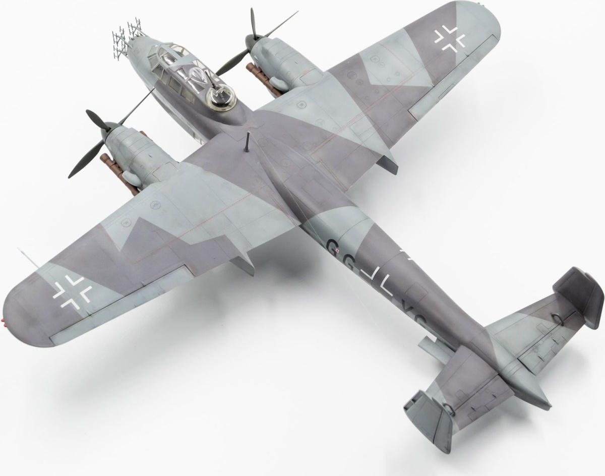 Zdjęcie dodatkowe produktu Dornier Do 217N-1 niemiecki myśliwiec nocny z 2 WŚ 1:48 ICM 48271