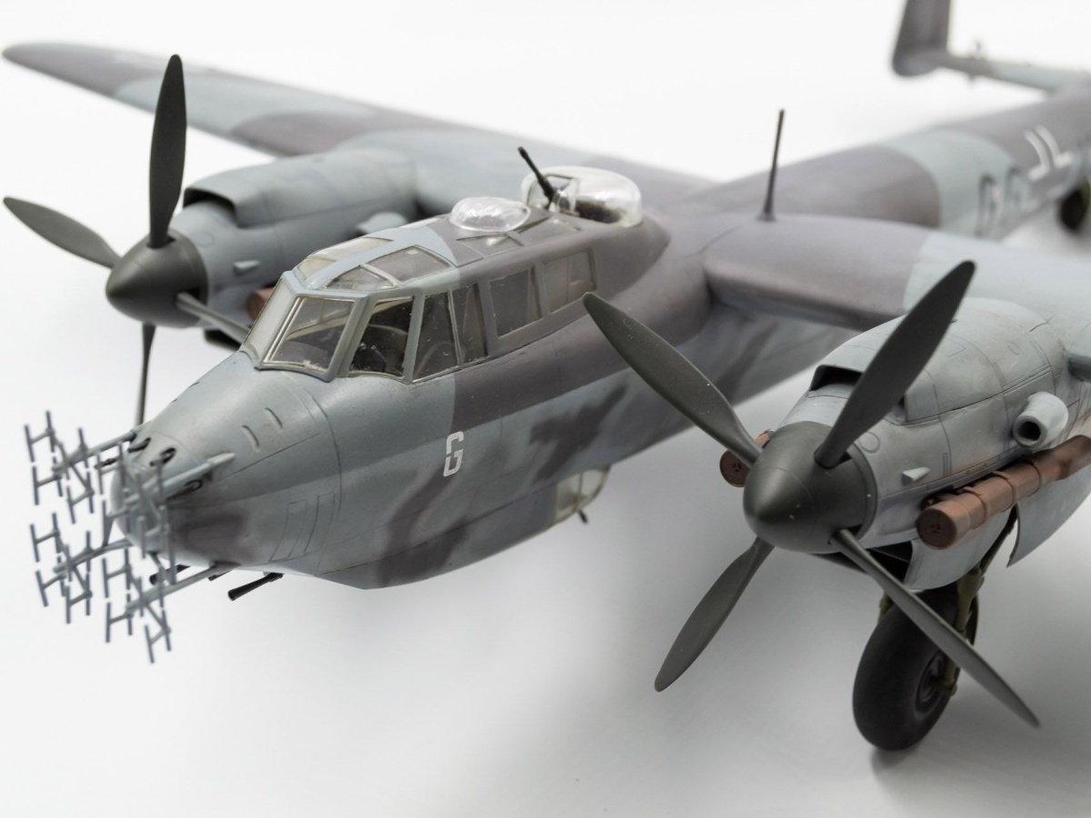 Zdjęcie dodatkowe produktu Dornier Do 217N-1 niemiecki myśliwiec nocny z 2 WŚ 1:48 ICM 48271
