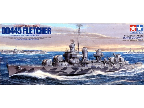 U.S. Destroyer DD-445 Fletcher 1:350 Tamiya 78012
