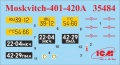 Zdjęcie dodatkowe produktu Moskwitch 401-420A 1:35 ICM 35484