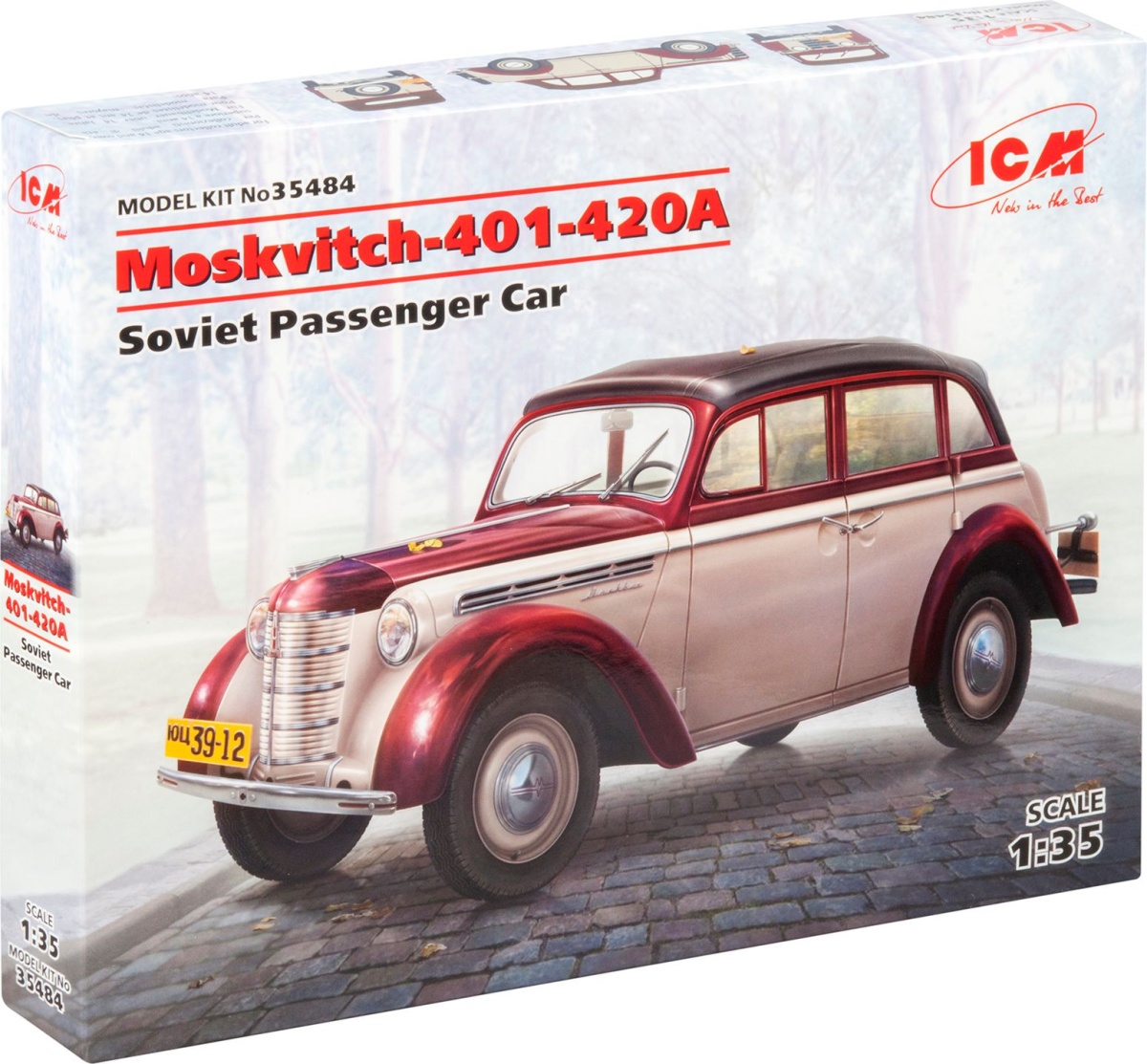 Zdjęcie dodatkowe produktu Moskwitch 401-420A 1:35 ICM 35484