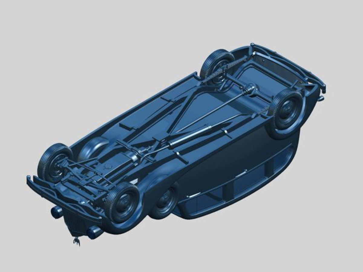 Zdjęcie dodatkowe produktu Packard Twelve (model 1936) z pasażerami (5 figurek) 1:35 ICM 35535