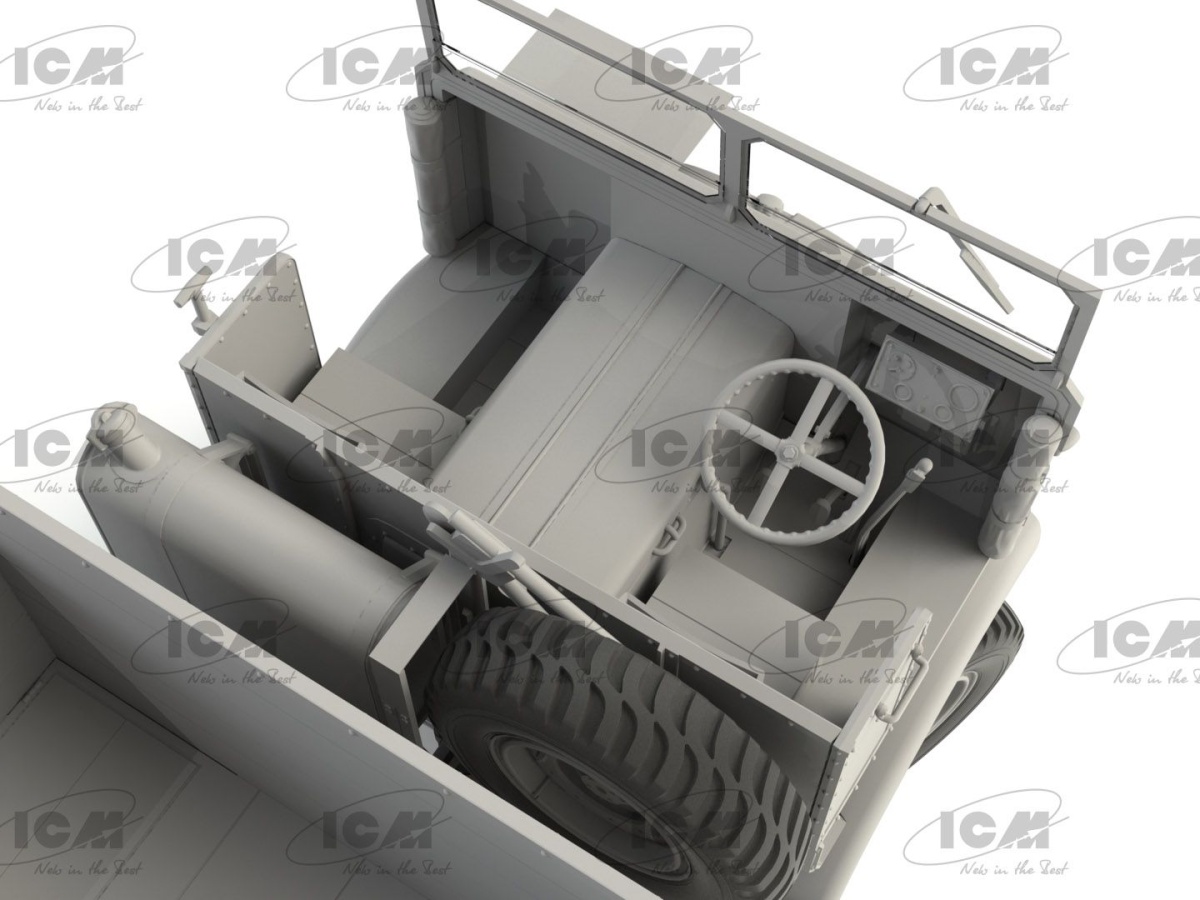 Zdjęcie dodatkowe produktu Leyland Retriever General Service brytyjska ciężarówka z 2 WŚ 1:35 ICM 35600