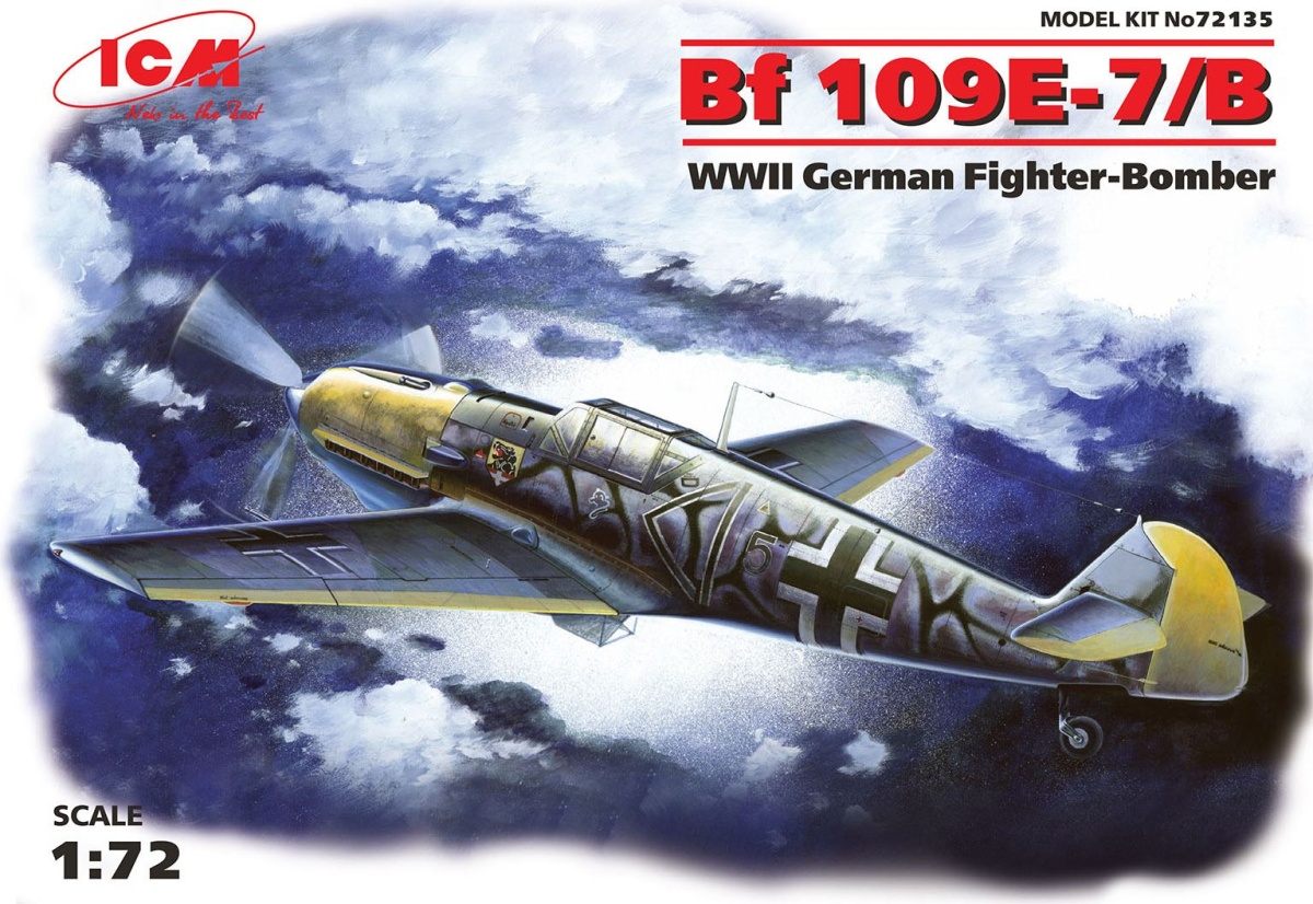 Zdjęcie główne produktu Messerschmitt Bf 109E-7/B 1:72 ICM 72135