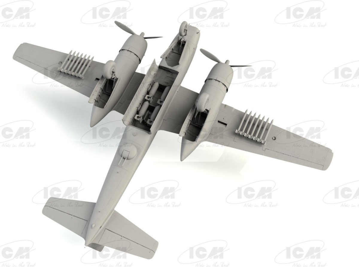 Zdjęcie dodatkowe produktu Amerykański bombowiec z wojny koreańskiej B-26С-50 Invader 1:48 ICM 48284