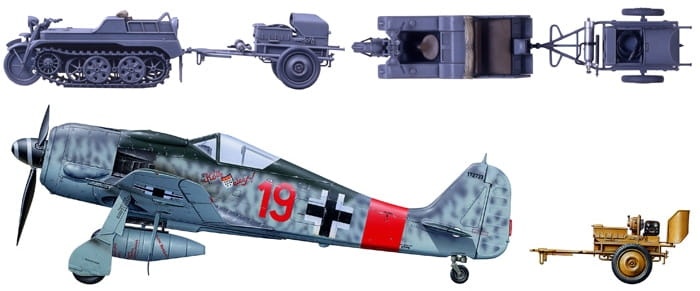 Zdjęcie dodatkowe produktu German Aircraft Power Supply Unit 1:48 Tamiya 32533