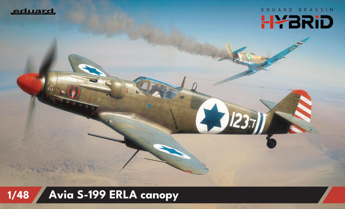 Zdjęcie główne produktu Avia S-199 ERLA Canopy (Hybrid Edition) 1:48 Eduard 948011