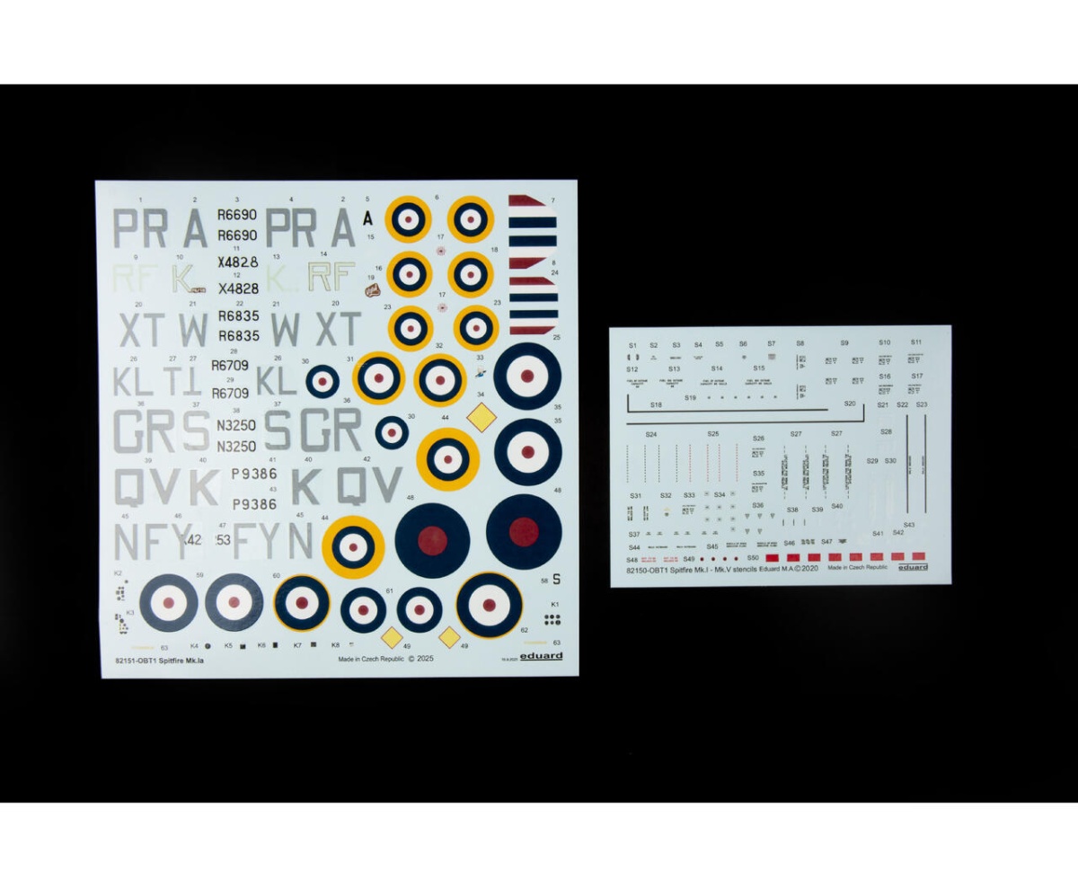 Zdjęcie dodatkowe produktu Spitfire Mk.Ia ProfiPack Edition 1:48 Eduard 82151
