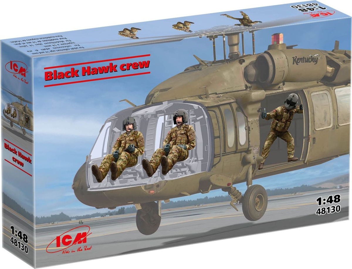 Zdjęcie dodatkowe produktu Załoga Black Hawk 1:48 ICM 48130