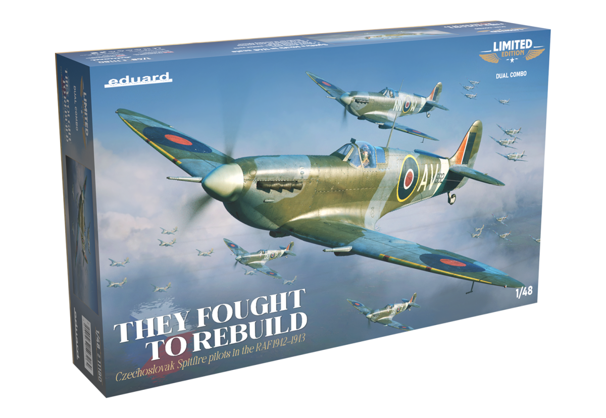 Zdjęcie dodatkowe produktu They Fought to Rebuild (Spitfire Mk.Vb) Dual Combo Limited Edition 1:48 Eduard 11180