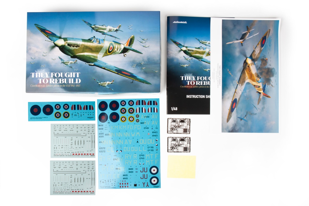 Zdjęcie dodatkowe produktu They Fought to Rebuild (Spitfire Mk.Vb) Dual Combo Limited Edition 1:48 Eduard 11180