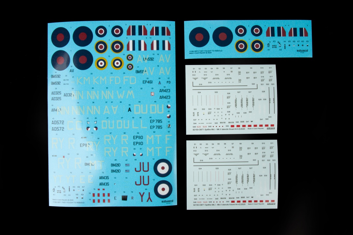 Zdjęcie dodatkowe produktu They Fought to Rebuild (Spitfire Mk.Vb) Dual Combo Limited Edition 1:48 Eduard 11180