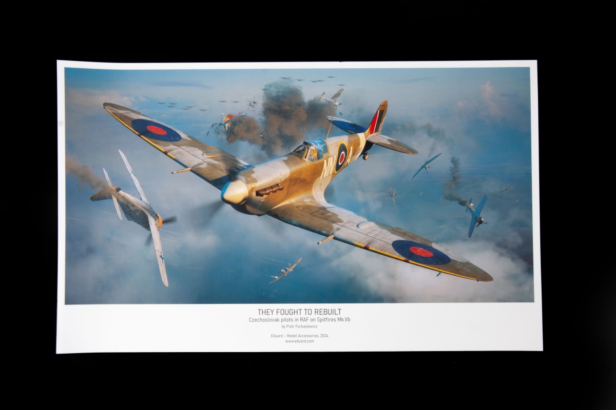 Zdjęcie dodatkowe produktu They Fought to Rebuild (Spitfire Mk.Vb) Dual Combo Limited Edition 1:48 Eduard 11180