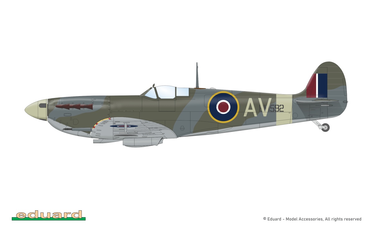 Zdjęcie dodatkowe produktu They Fought to Rebuild (Spitfire Mk.Vb) Dual Combo Limited Edition 1:48 Eduard 11180