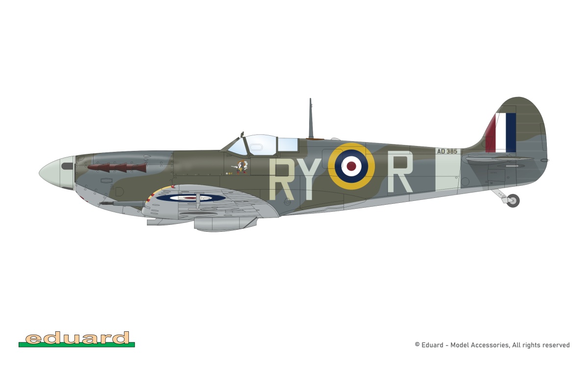 Zdjęcie dodatkowe produktu They Fought to Rebuild (Spitfire Mk.Vb) Dual Combo Limited Edition 1:48 Eduard 11180