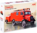 Zdjęcie dodatkowe produktu Niemiecki lekki wóz strażacki L1500S LF 8 1:35 ICM 35527