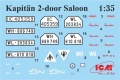 Zdjęcie dodatkowe produktu Niemiecki samochód sztabowy z II WŚ Kapitan 2-drzwiowy sedan 1:35 ICM 35476