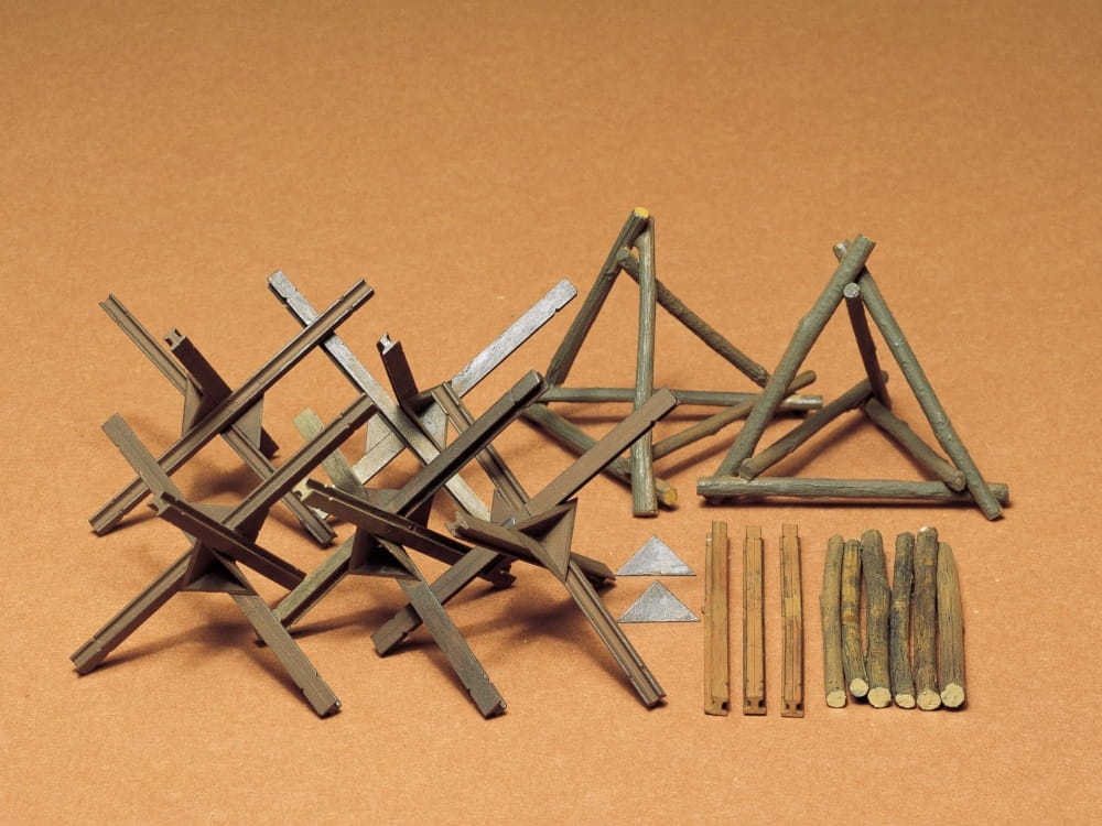 Zdjęcie dodatkowe produktu Zestaw barykad 1:35 Tamiya 35027