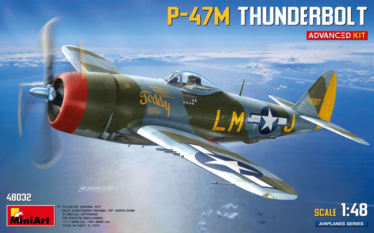 Zdjęcie główne produktu P-47M Thunderbolt Advanced Kit 1:48 MiniArt 48032