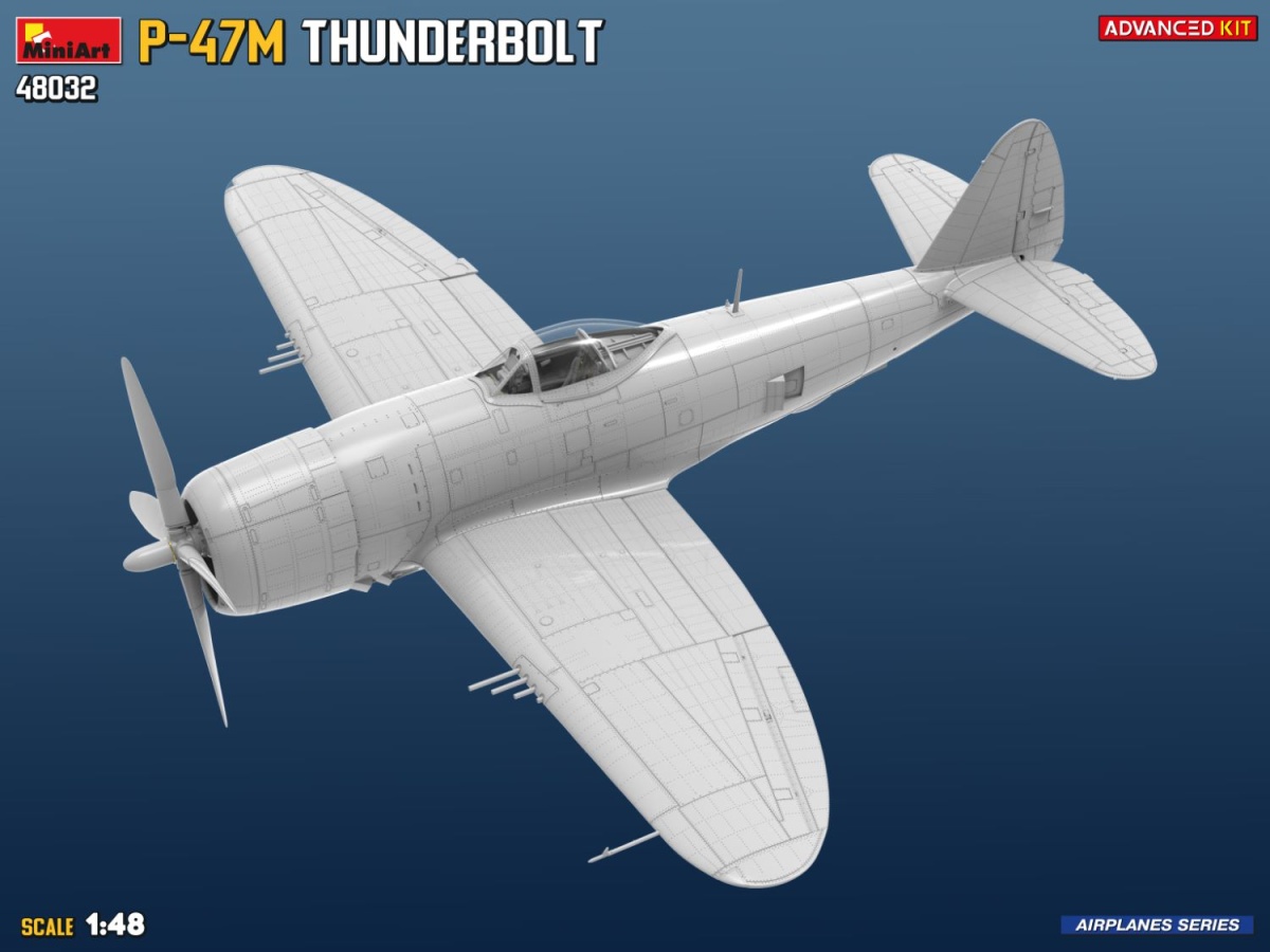 Zdjęcie dodatkowe produktu P-47M Thunderbolt Advanced Kit 1:48 MiniArt 48032