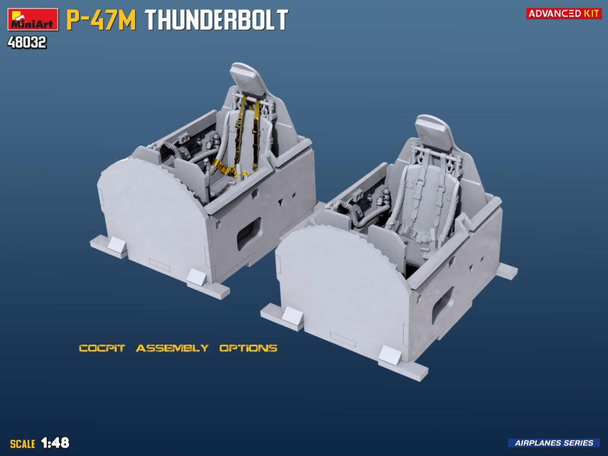 Zdjęcie dodatkowe produktu P-47M Thunderbolt Advanced Kit 1:48 MiniArt 48032