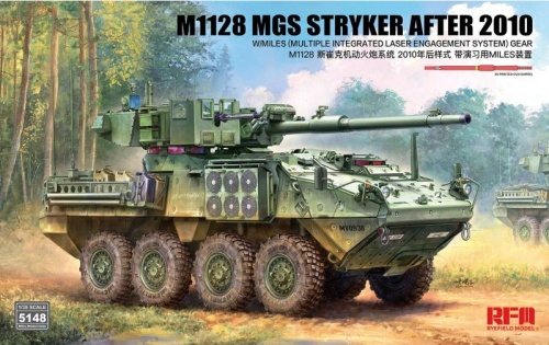 M1128 MGS Stryker After 2010 w/MILES (Multiple Integrated Laser Engagement System) 1:35 Rye Field Model 5148