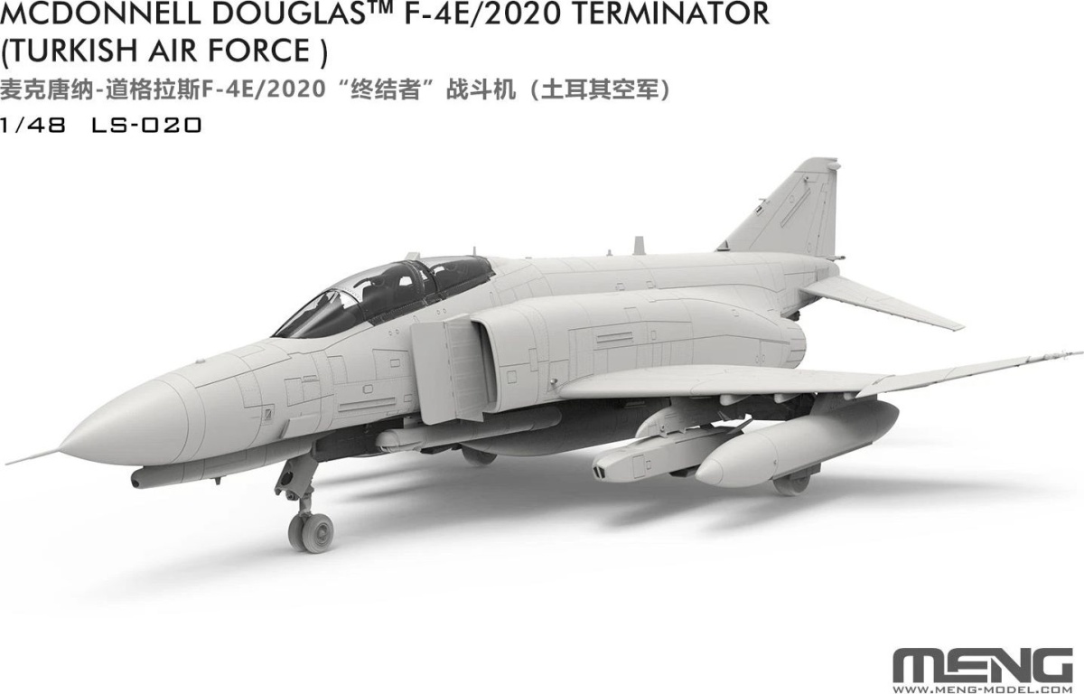 Zdjęcie dodatkowe produktu McDonnell Douglas F-4E/2020 Terminator (Tureckie Siły Powietrzne) 1:48 Meng LS020