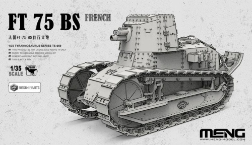 Francuski FT 75 BS 1:35 Meng TS059