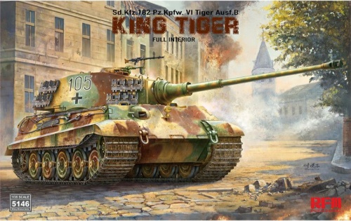 Sd.Kfz. 182 Pz.Kpfw. VI Tiger Ausf. B King Tiger Full Interior 1:35 Rye Field Model 5146
