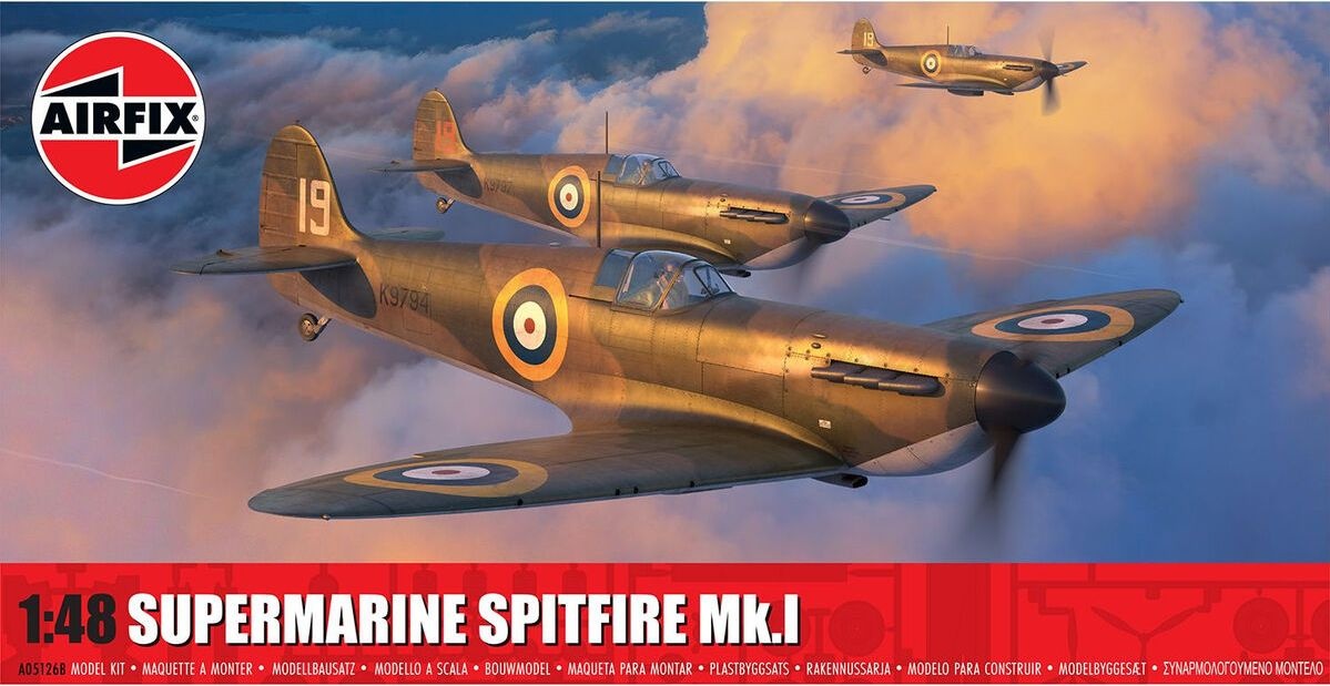 Zdjęcie główne produktu Supermarine Spitfire Mk.I 1:48 Airfix 05126B