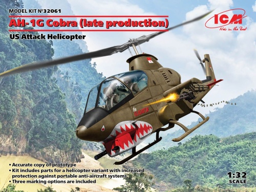 AH-1G Cobra (późna produkcja) 1:32 ICM 32061
